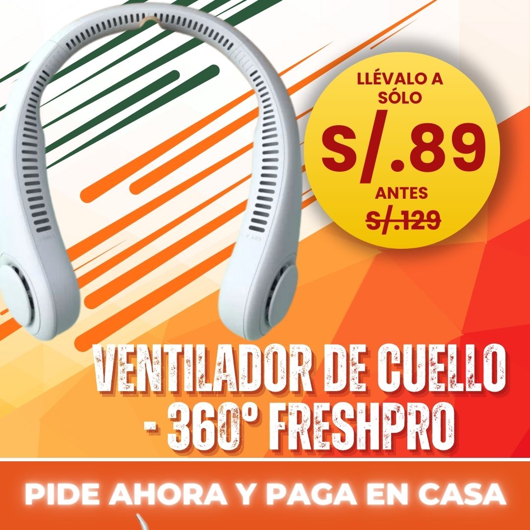 VENTILADOR DE CUELLO - 360° FRESHPRO