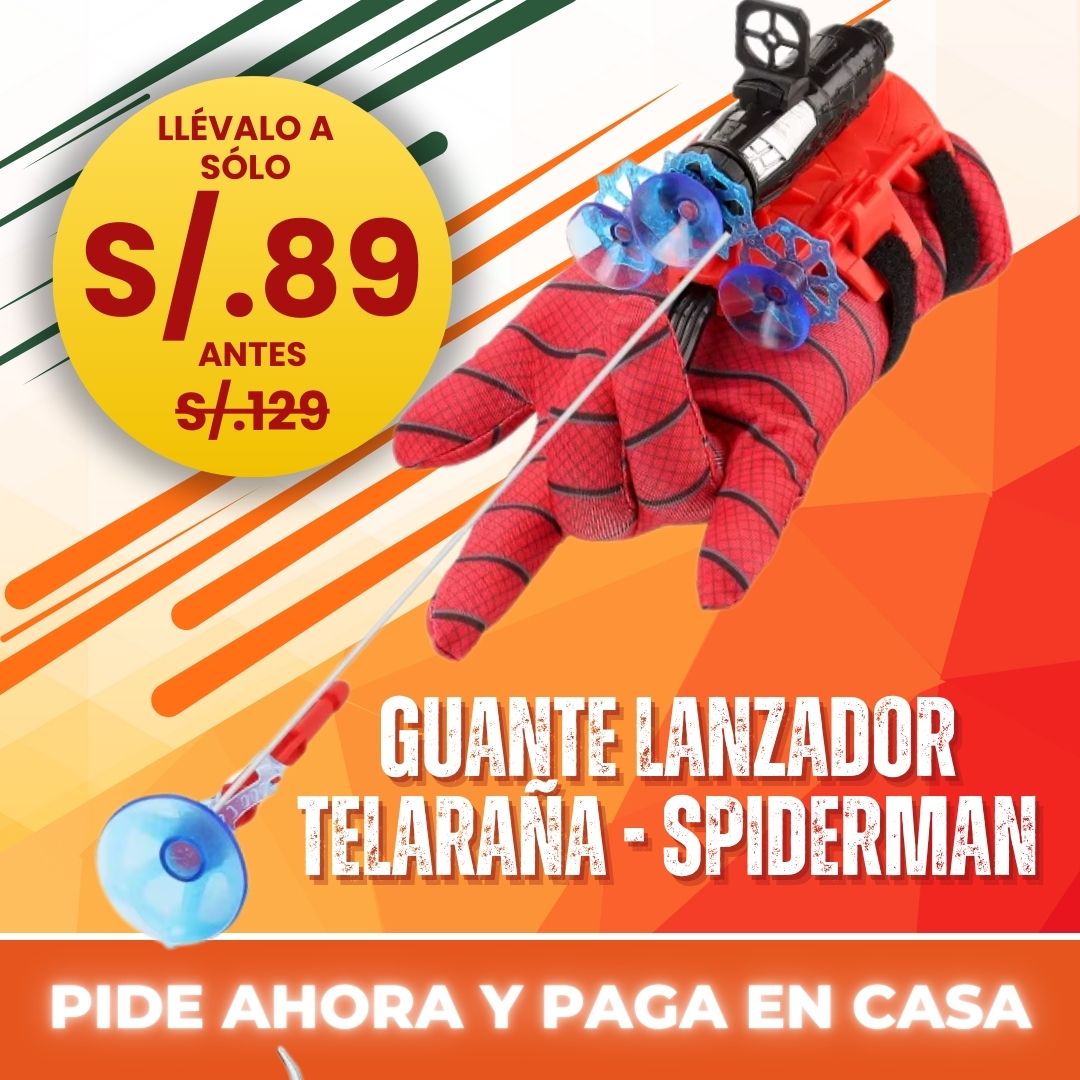 GUANTE LANZADOR TELARAÑA - SPIDER MAN