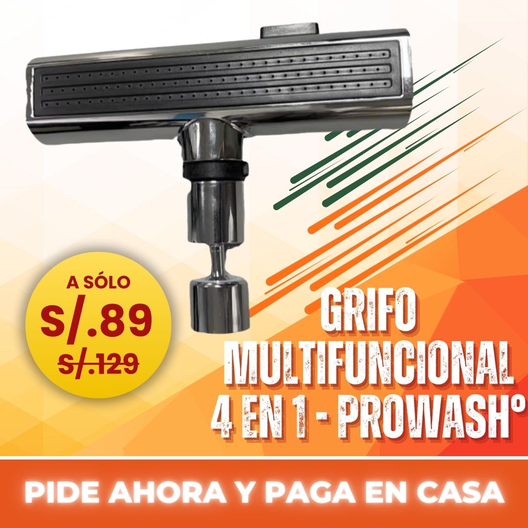 GRIFO MULTIFUNCIONAL 4 EN 1 - PROWASH