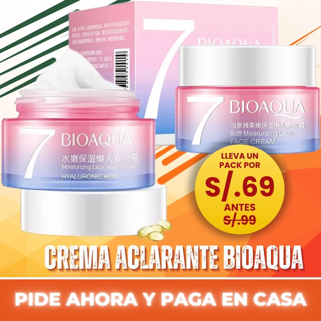 CREMA ACLARANTE DE PIEL - V7 BIOAQUA