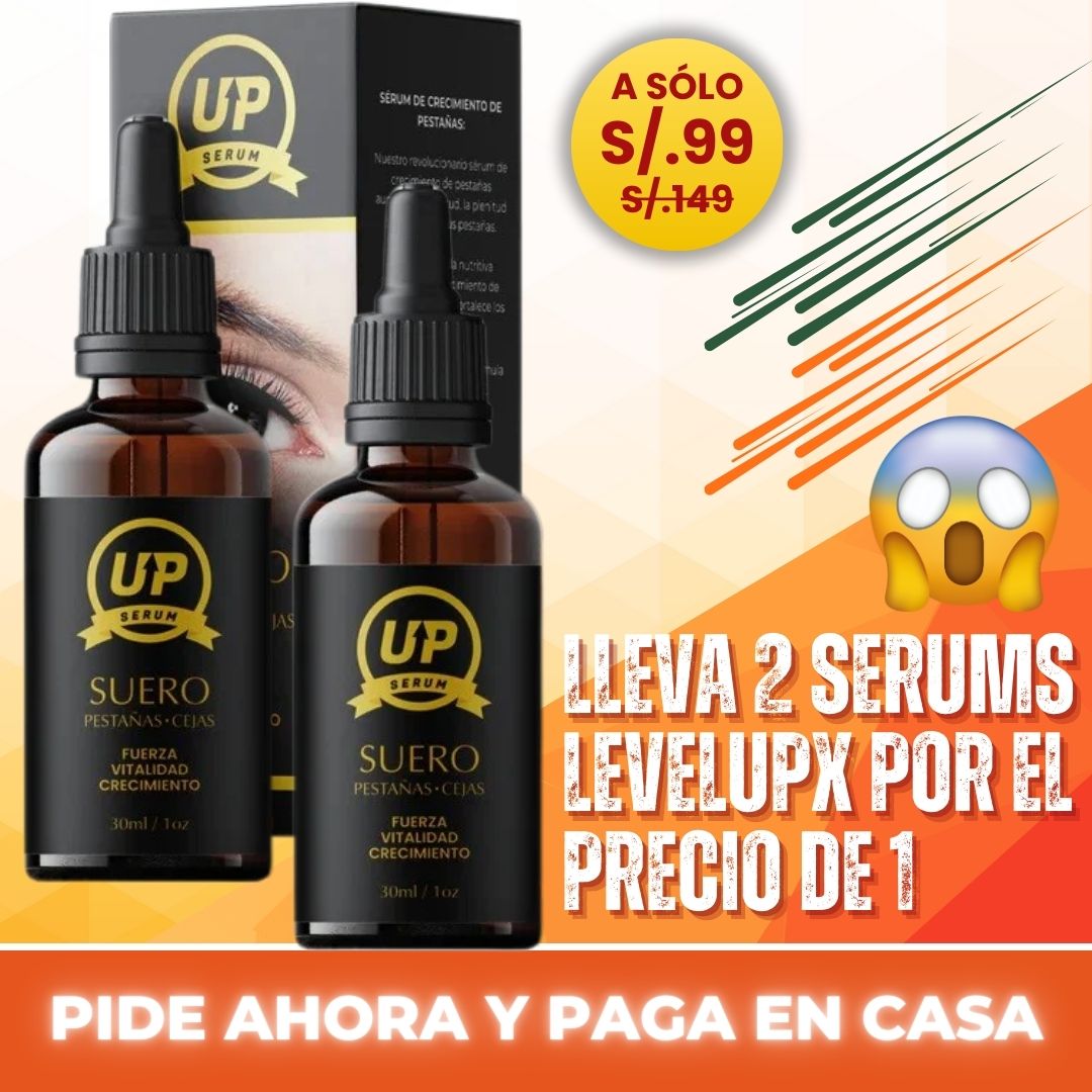 SERUM DE PESTAÑAS - LEVELUPX